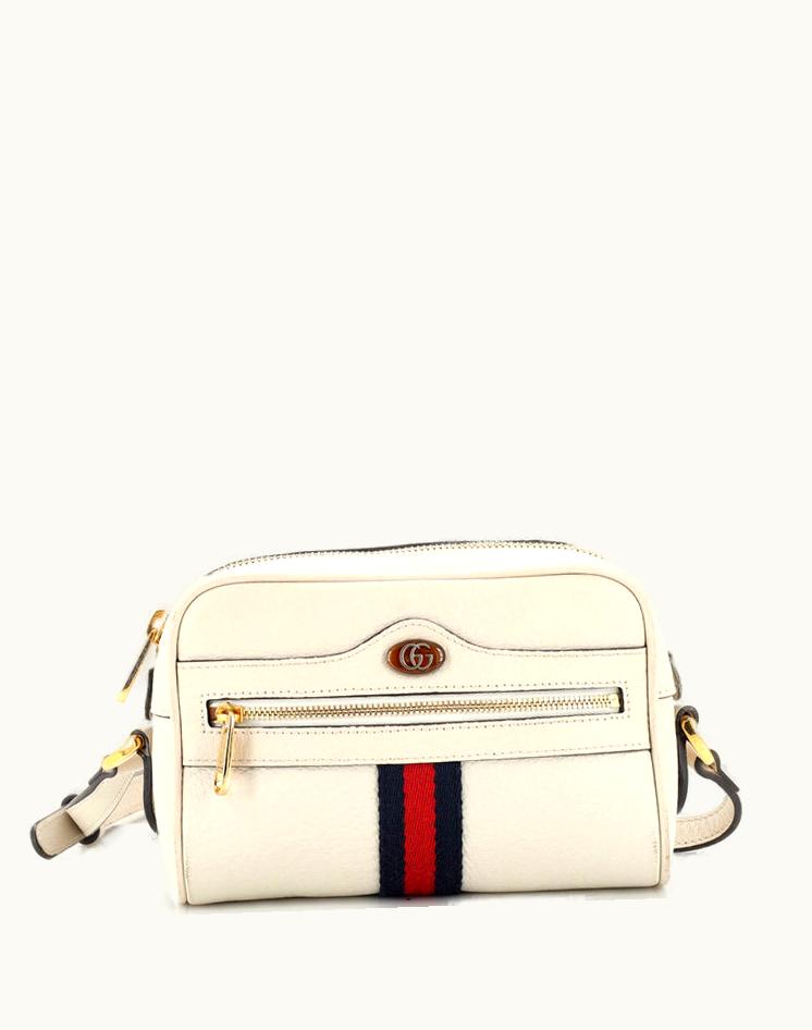 Gucci Gucci Ophidia Shoulder Bag Leather Mini