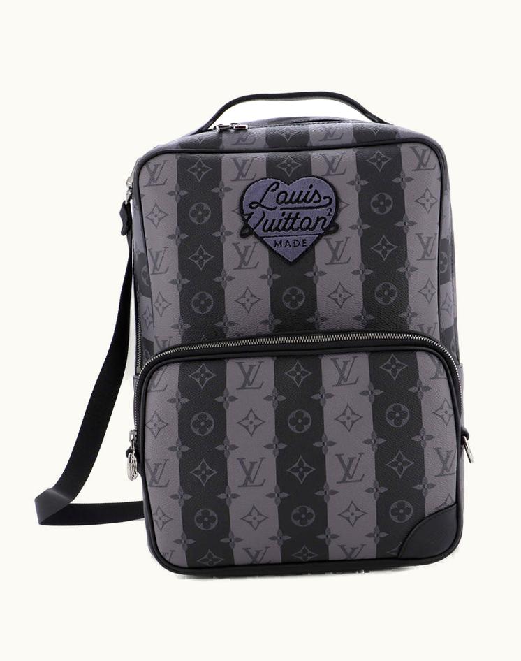 Louis Vuitton Louis Vuitton Nigo Utilitary Backpack Limited Edition Stripes Monogram Eclipse Canvas
