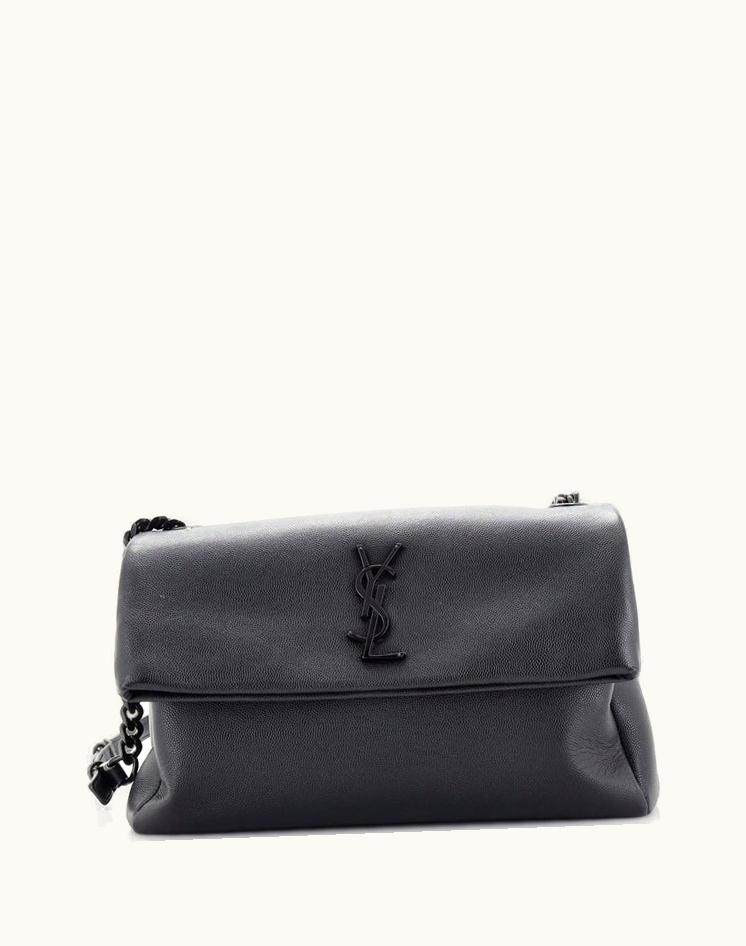 Saint Laurent Saint Laurent West Hollywood Shoulder Bag Leather Medium Black