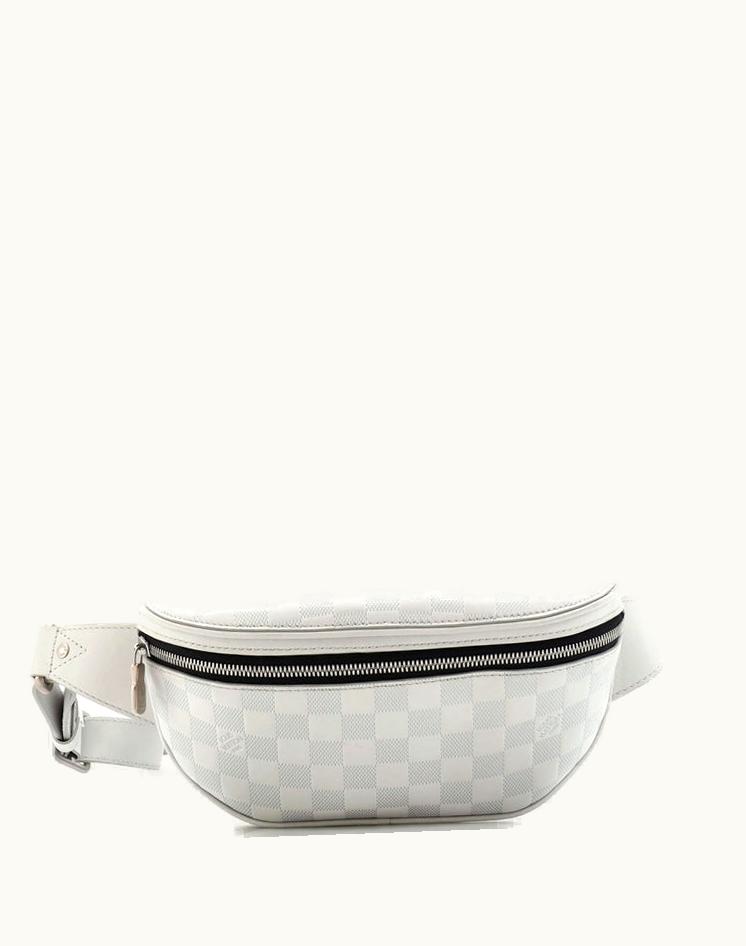 Louis Vuitton Louis Vuitton Campus Bumbag Damier Infini Leather Gray Metallic