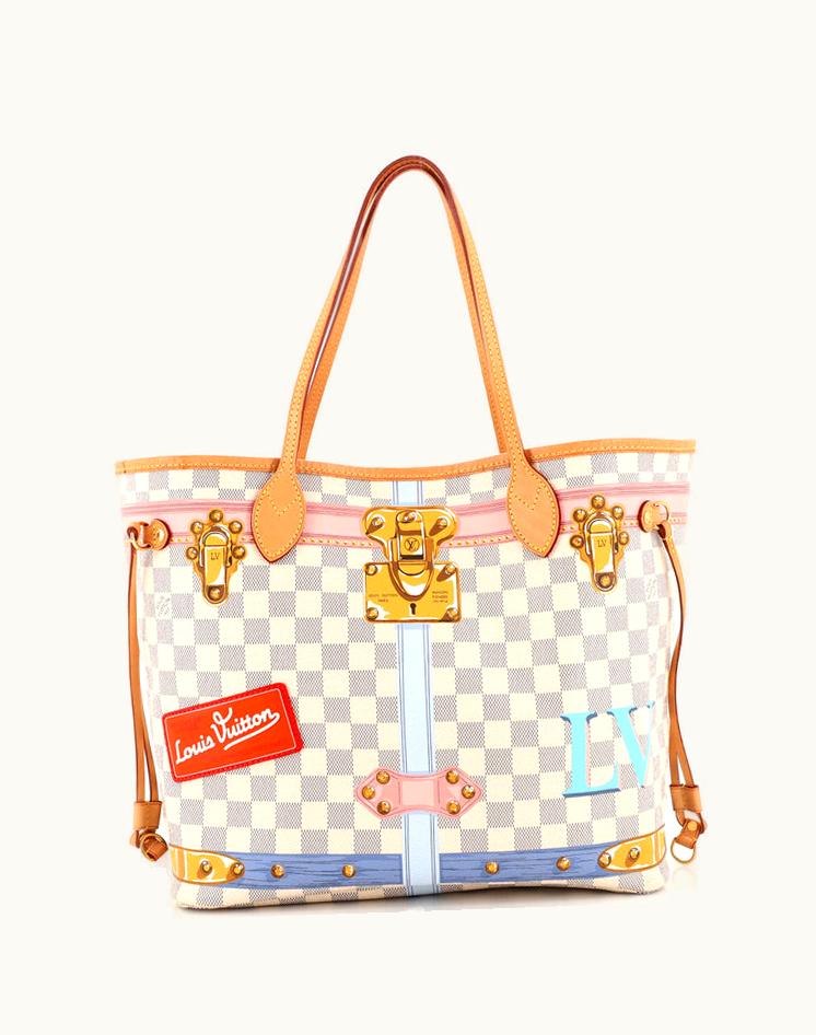 Louis Vuitton Louis Vuitton Neverfull NM Tote Limited Edition Damier Summer Trunks MM