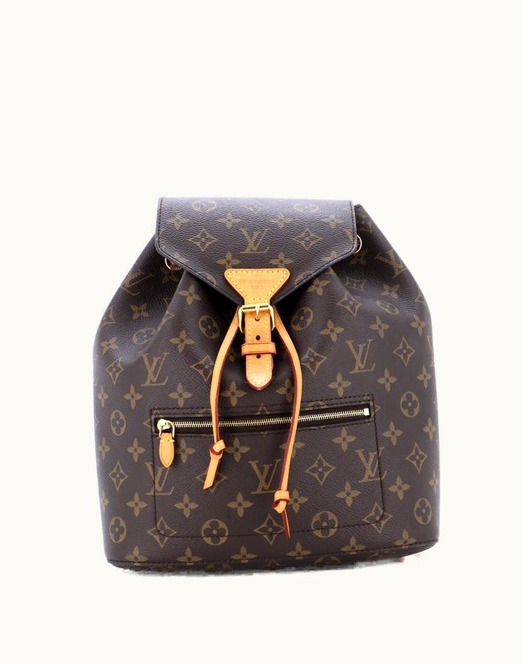 Louis Vuitton Louis Vuitton Montsouris Backpack Monogram Canvas Brown/Red