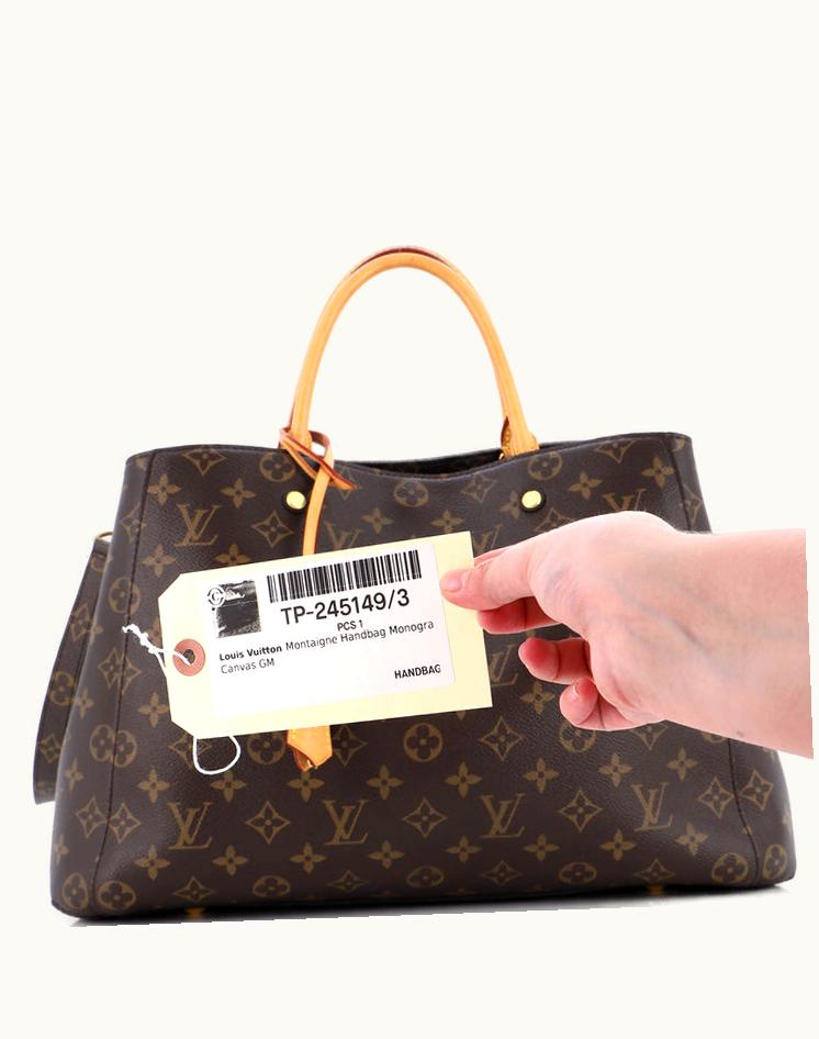 Louis Vuitton Louis Vuitton Montaigne Handbag Monogram Canvas GM Brown