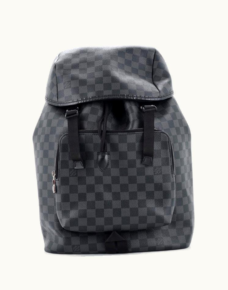 Louis Vuitton Louis Vuitton Zack Backpack Damier Graphite Silver Canvas Backpack