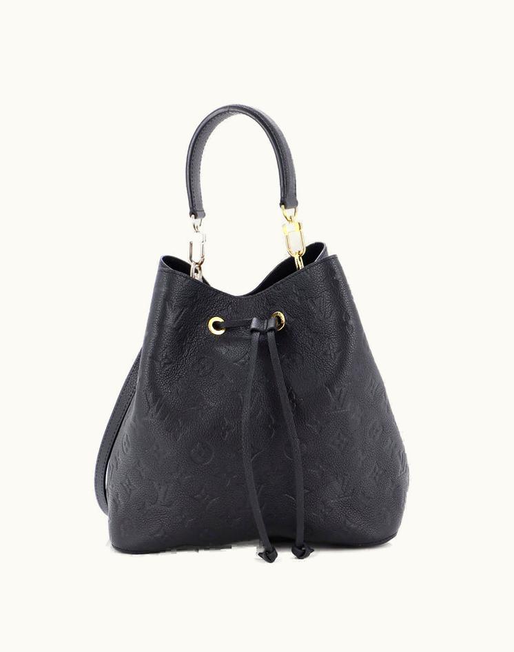 Louis Vuitton Louis Vuitton NeoNoe Handbag Monogram Empreinte Leather MM in Black