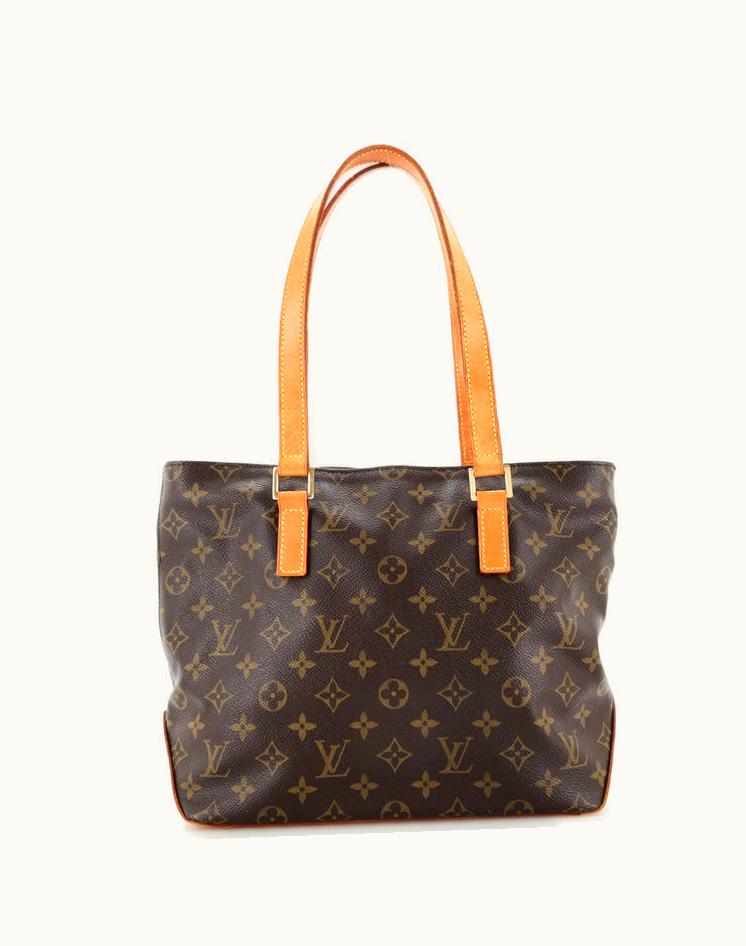 Louis Vuitton Louis Vuitton Cabas Piano Monogram Canvas Coated Canvas Tote Brown Gold
