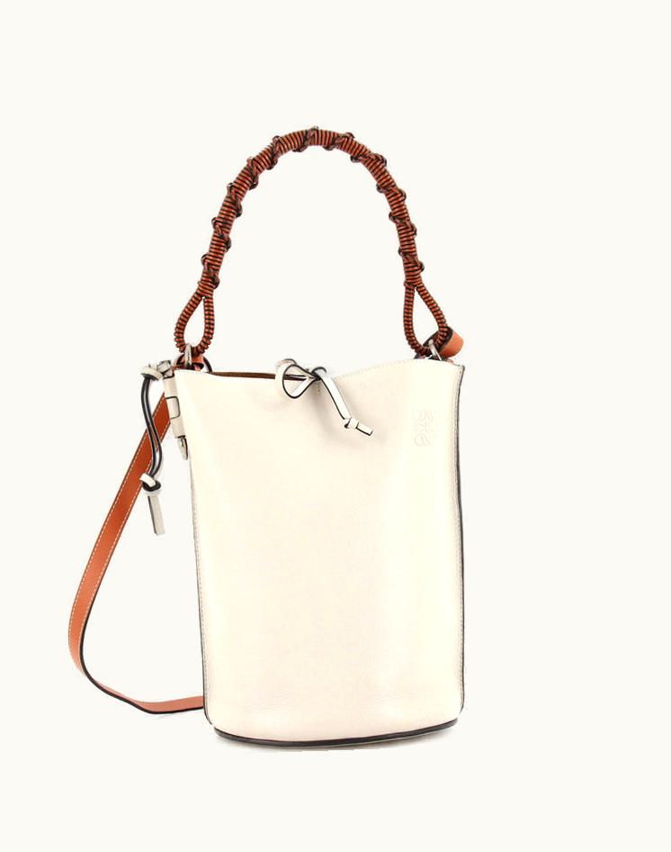 Loewe Loewe Gate Top Handle Bucket Bag Leather Medium