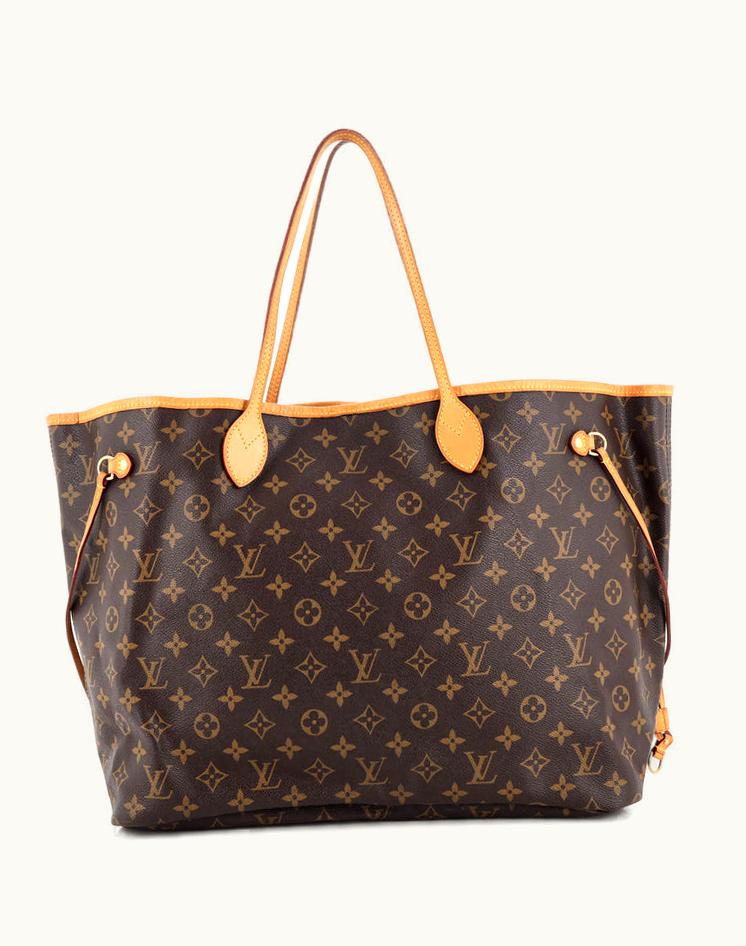 Louis Vuitton Louis Vuitton Neverfull Tote Monogram Canvas GM in Brown