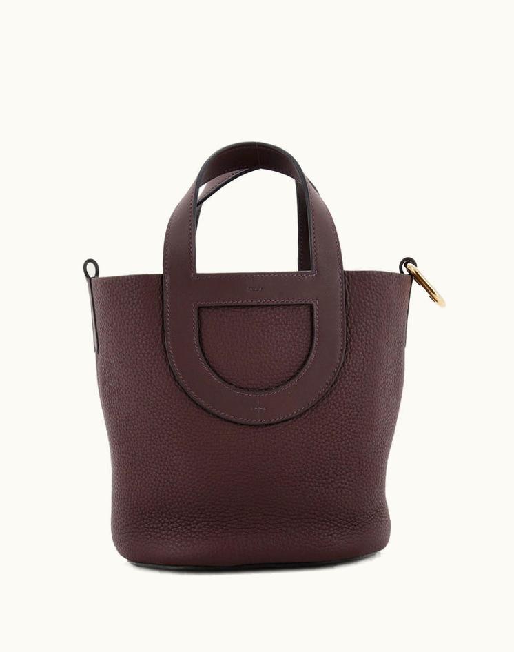 Hermès Hermès In-The-Loop Bag Clemence With Swift 18 Rouge Gold