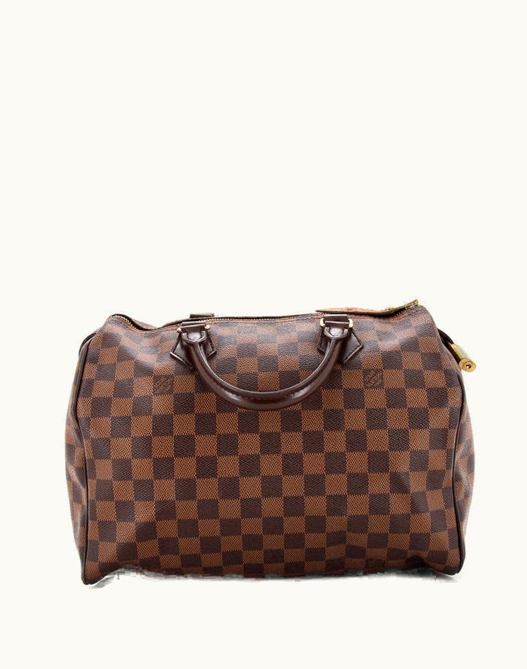 Louis Vuitton Louis Vuitton Speedy 30 Handbag Damier Coated Canvas Brown