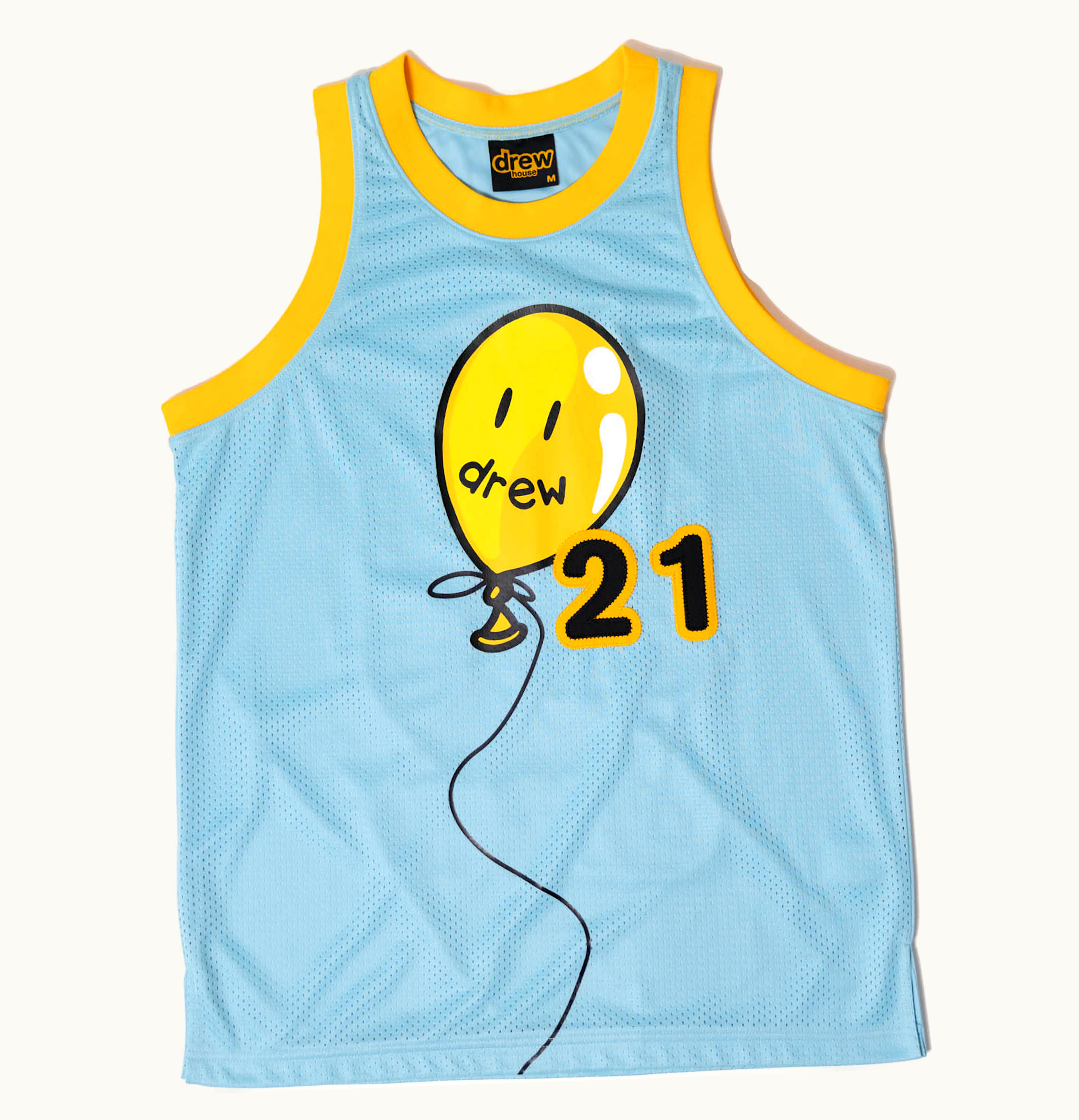 drew house drew house mesh joy basketball jersey sea blue