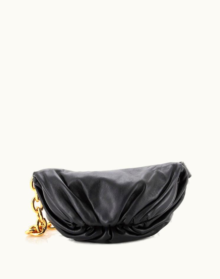 Bottega Veneta Bottega Veneta The Belt Chain Pouch Leather Black