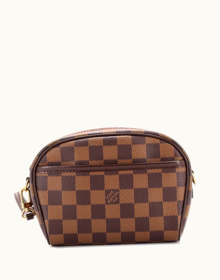 Louis Vuitton Louis Vuitton Ipanema Pochette Damier Canvas Coated Orange Gold