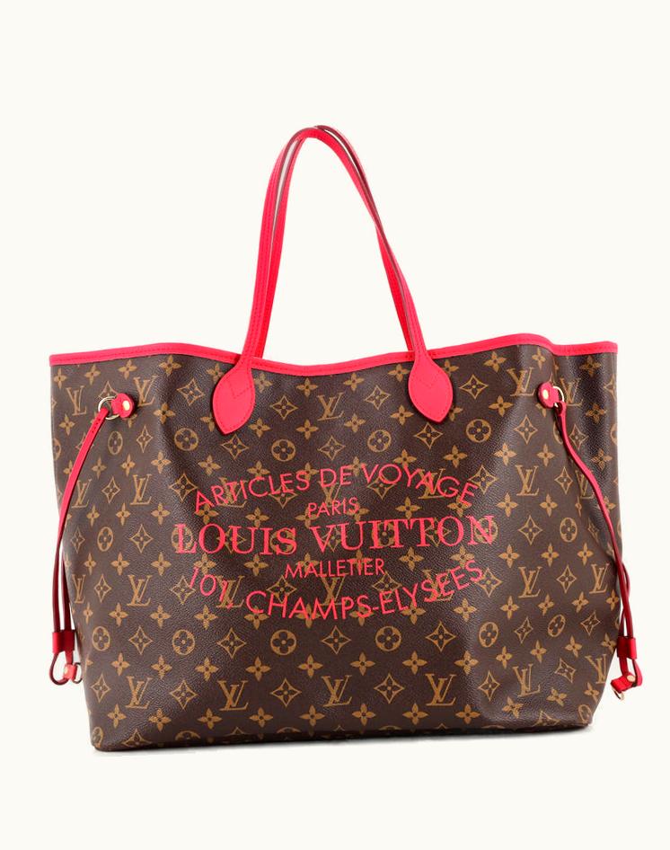 Louis Vuitton Louis Vuitton Neverfull Tote Limited Edition Ikat Monogram Canvas GM