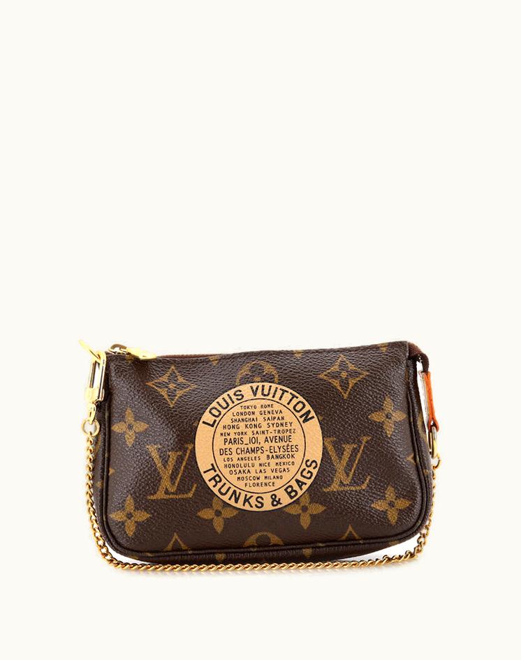 Louis Vuitton Louis Vuitton Pochette Accessoires Limited Edition Mini Monogram Canvas Brown