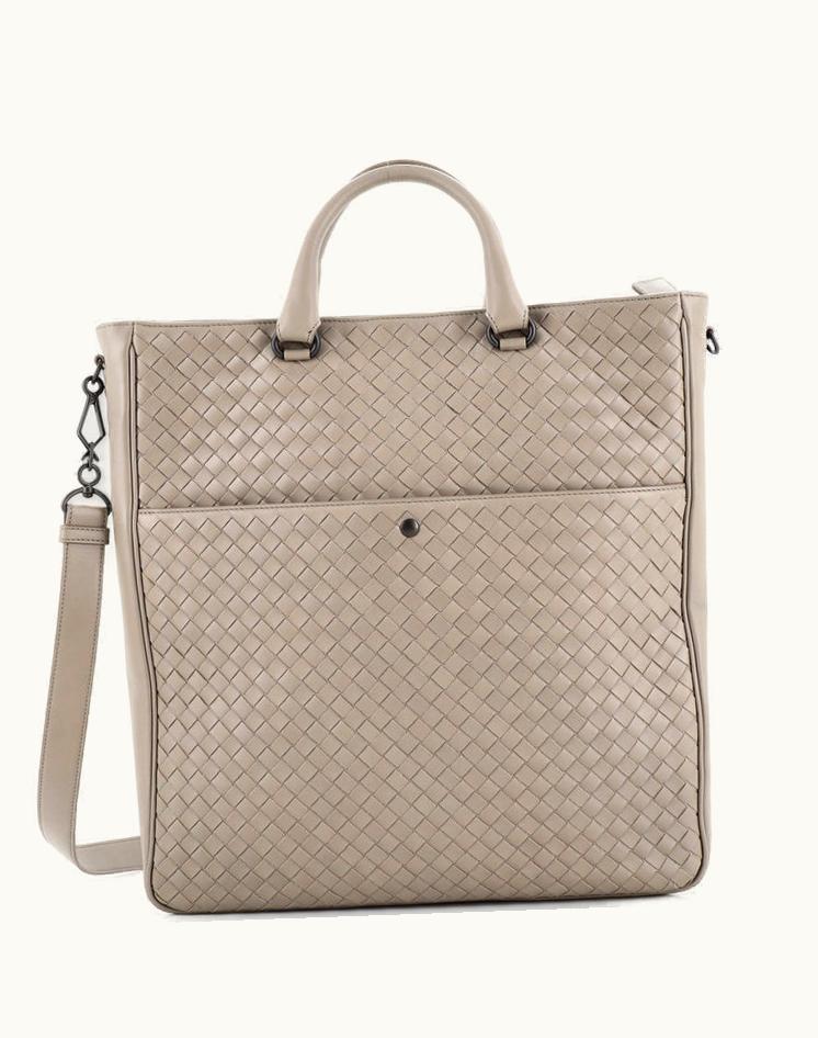 Bottega Veneta Bottega Veneta Convertible Front Pocket Tote Intrecciato Nappa With Leather Large