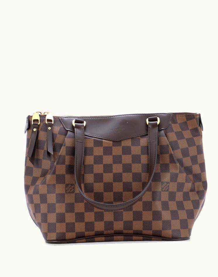 Louis Vuitton Louis Vuitton Westminster Handbag Damier PM Coated Canvas Brown