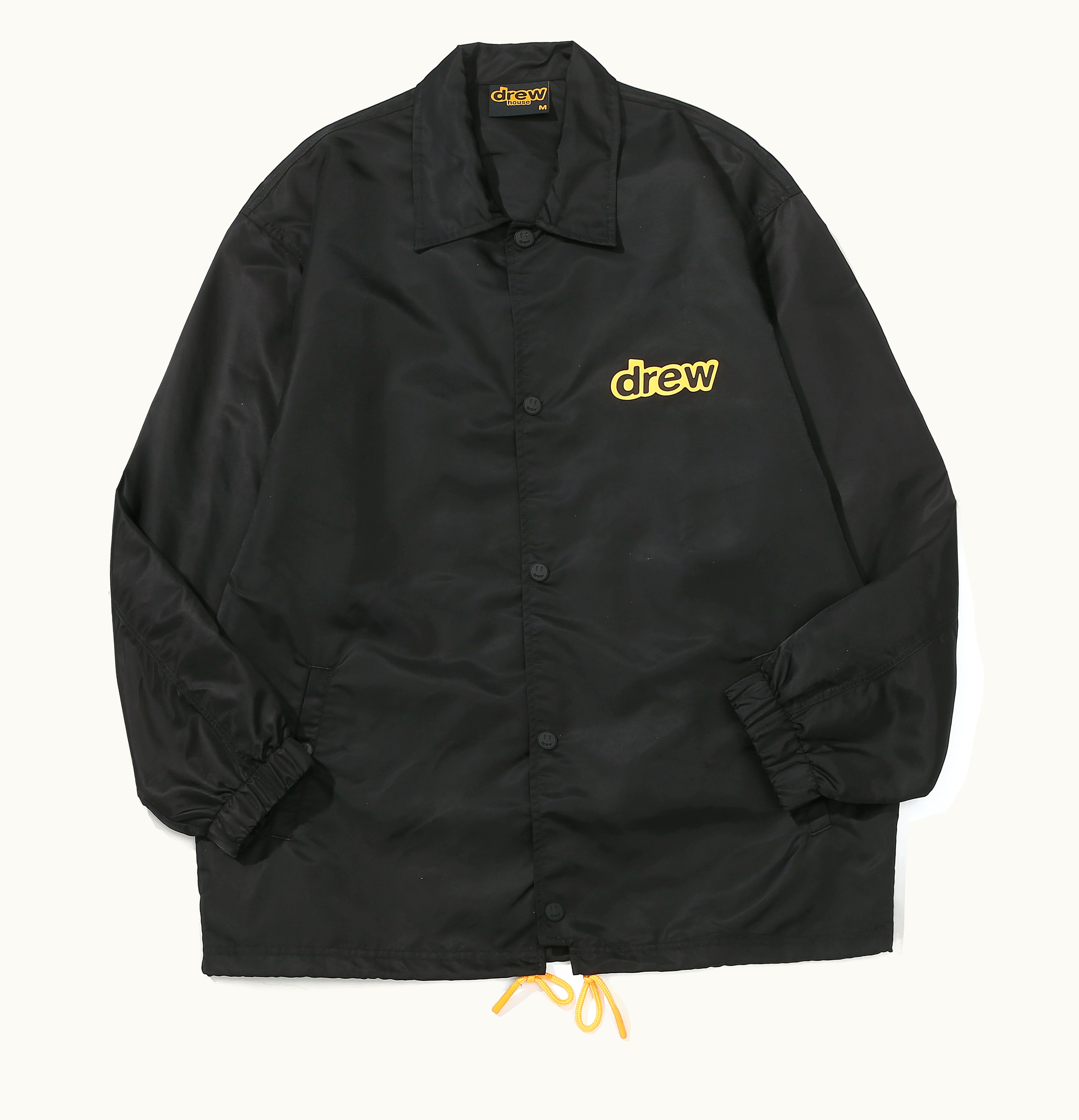 drew house drew house nylon twill coaches jacket black