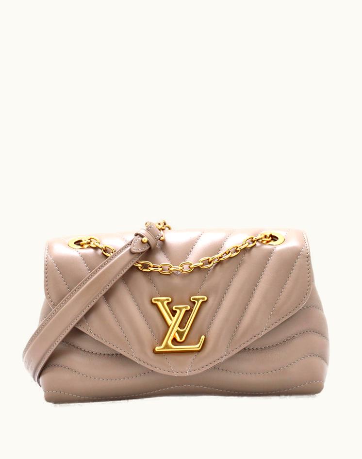 Louis Vuitton Louis Vuitton New Wave Chain Bag NM Quilted Leather MM Aged Gold