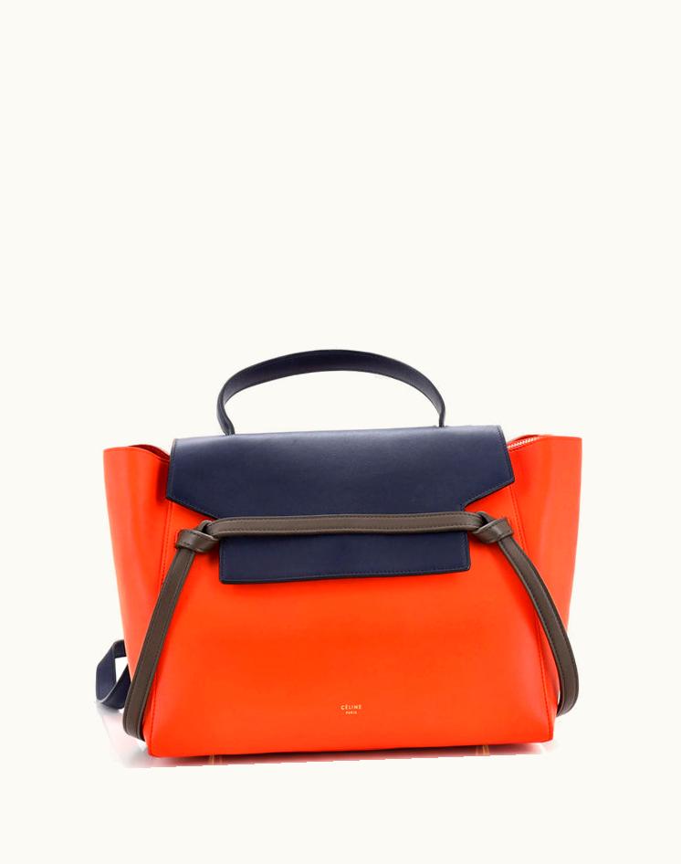 Celine Celine Tricolor Belt Bag Leather Mini