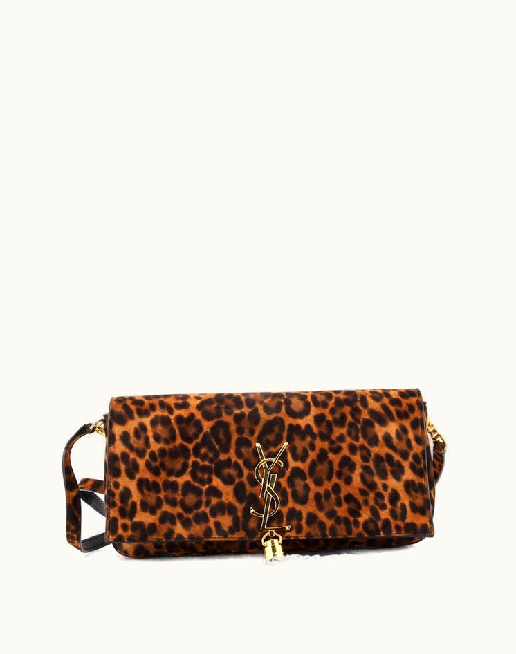 Saint Laurent Saint Laurent Kate 99 Tassel Flap Bag Printed Suede Medium