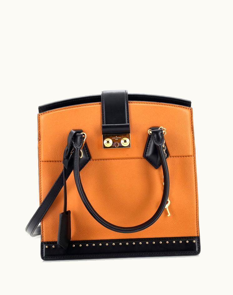 Louis Vuitton Louis Vuitton Cour Marly Handbag Leather With Studded Detail PM