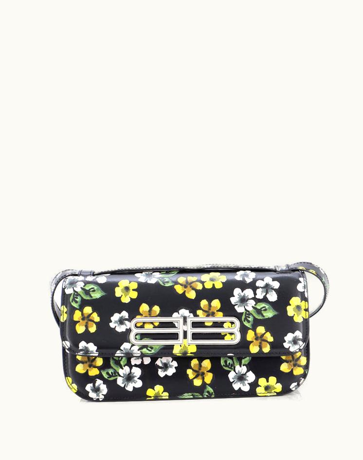 Balenciaga Balenciaga Gossip Flap Bag Printed Leather Small