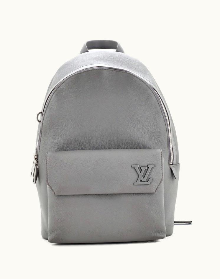 Louis Vuitton Louis Vuitton Aerogram Takeoff Backpack Leather Gray
