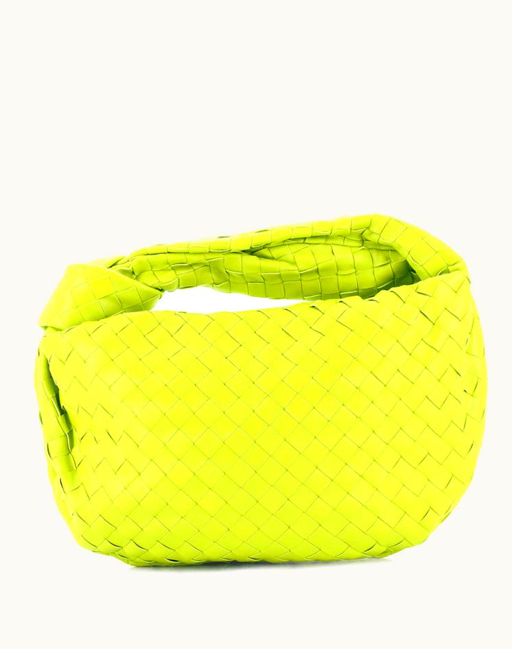 Bottega Veneta Bottega Veneta BV Jodie Hobo Intrecciato Nappa Teen Green Leather Silver Hardware