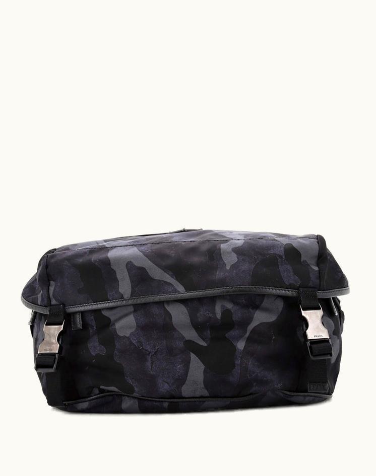 Prada Prada Camouflage Convertible Pocket Belt Bag Tessuto Medium