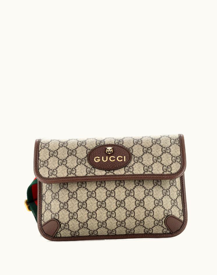 Gucci Gucci Neo Vintage Flap Messenger GG Coated Canvas Medium