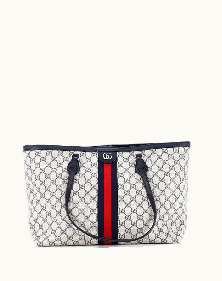 Gucci Gucci Ophidia Shopping Tote GG Coated Canvas Medium
