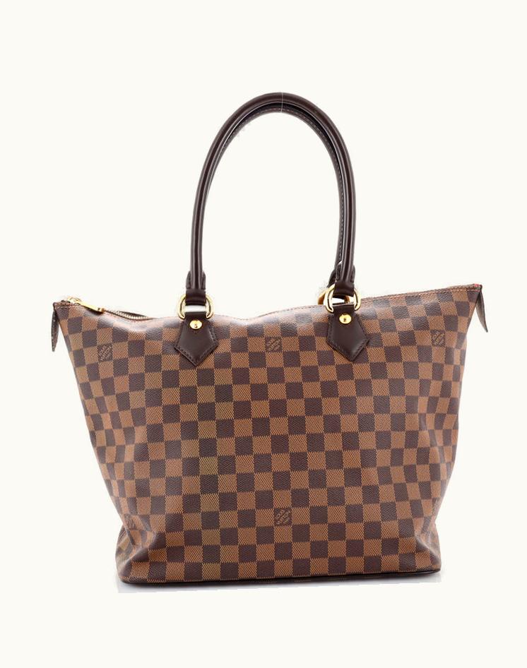 Louis Vuitton Louis Vuitton Saleya Handbag Damier MM Coated Canvas Brown