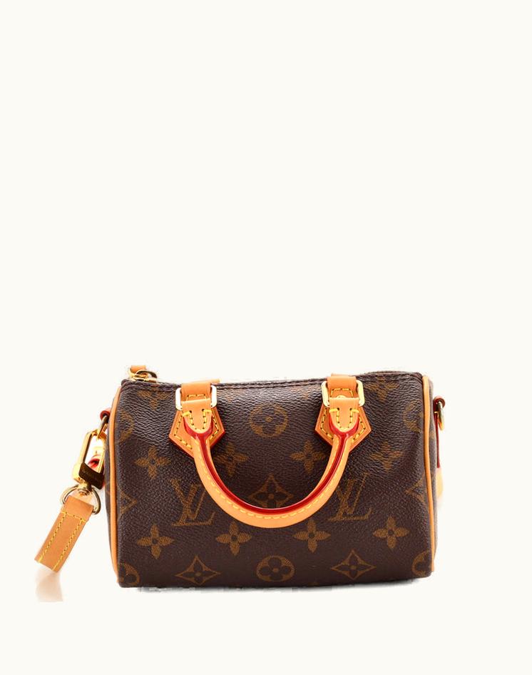 Louis Vuitton Louis Vuitton Nano Speedy Bandouliere NM Bag Monogram Canvas Brown