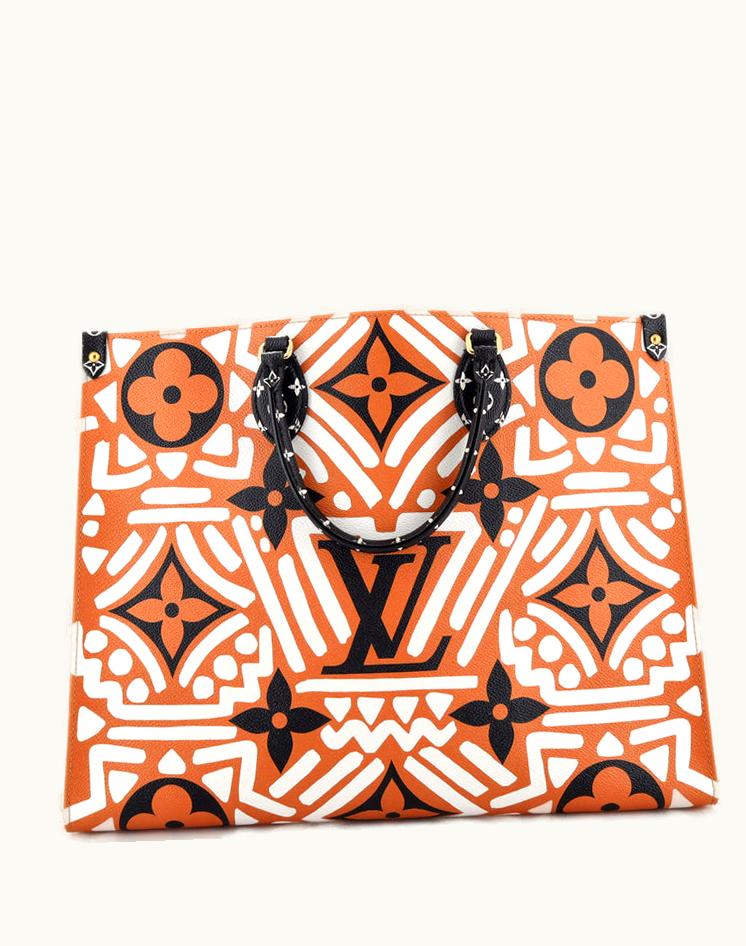 Louis Vuitton Louis Vuitton OnTheGo Tote Limited Edition Crafty Monogram Giant GM Canvas Coated Brown