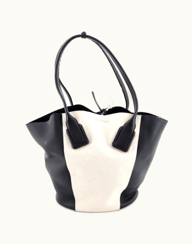 Bottega Veneta Bottega Veneta Basket Tote Leather And Canvas Large