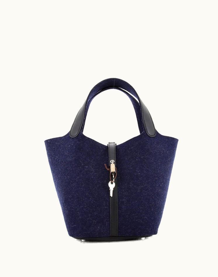 Hermès Hermès Picotin Lock Bag Felt With Leather MM