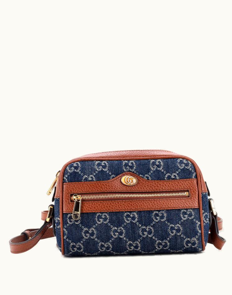 Gucci Gucci Ophidia Shoulder Bag GG Denim Mini