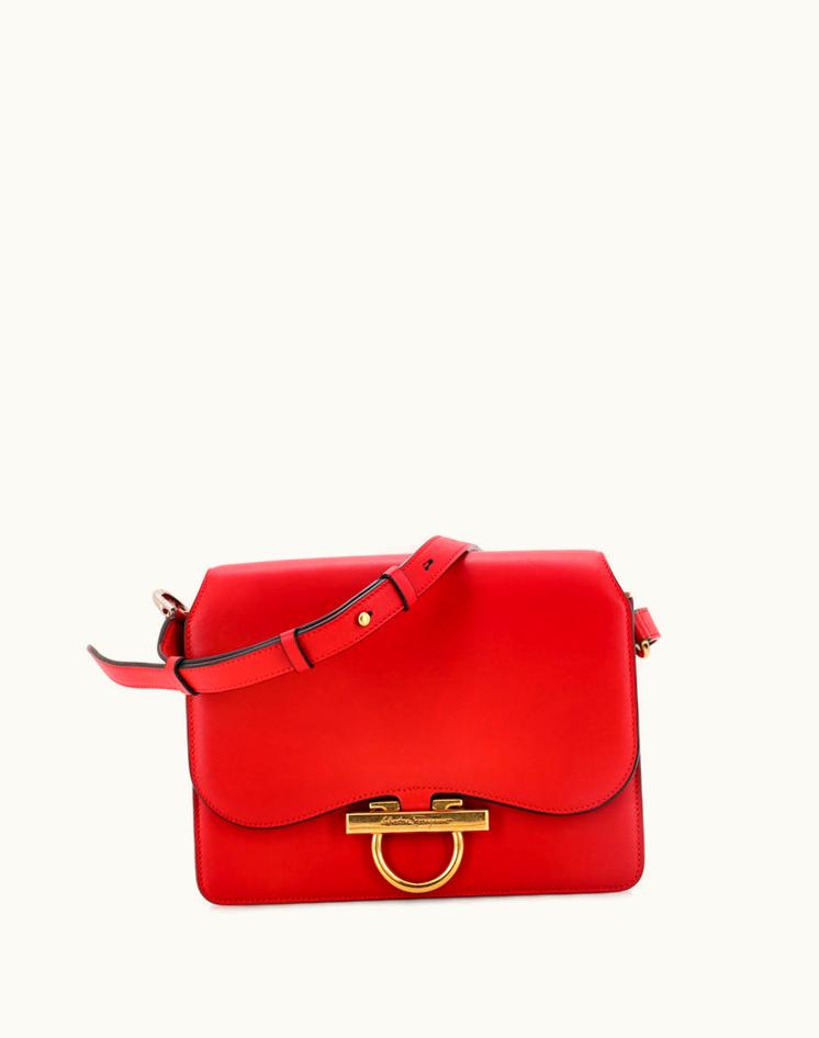 Salvatore Ferragamo Salvatore Ferragamo Joanne Shoulder Bag Leather Medium