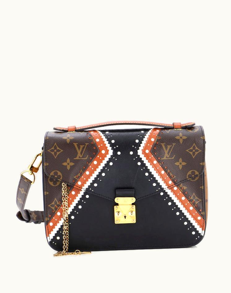 Louis Vuitton Louis Vuitton Pochette Metis Limited Edition Brogue Reverse Monogram Canvas And Leather