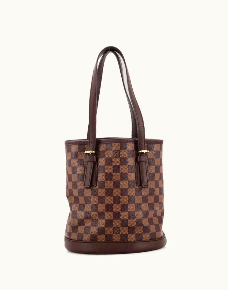 Louis Vuitton Louis Vuitton Marais Bucket Bag Damier Canvas Coated Brown