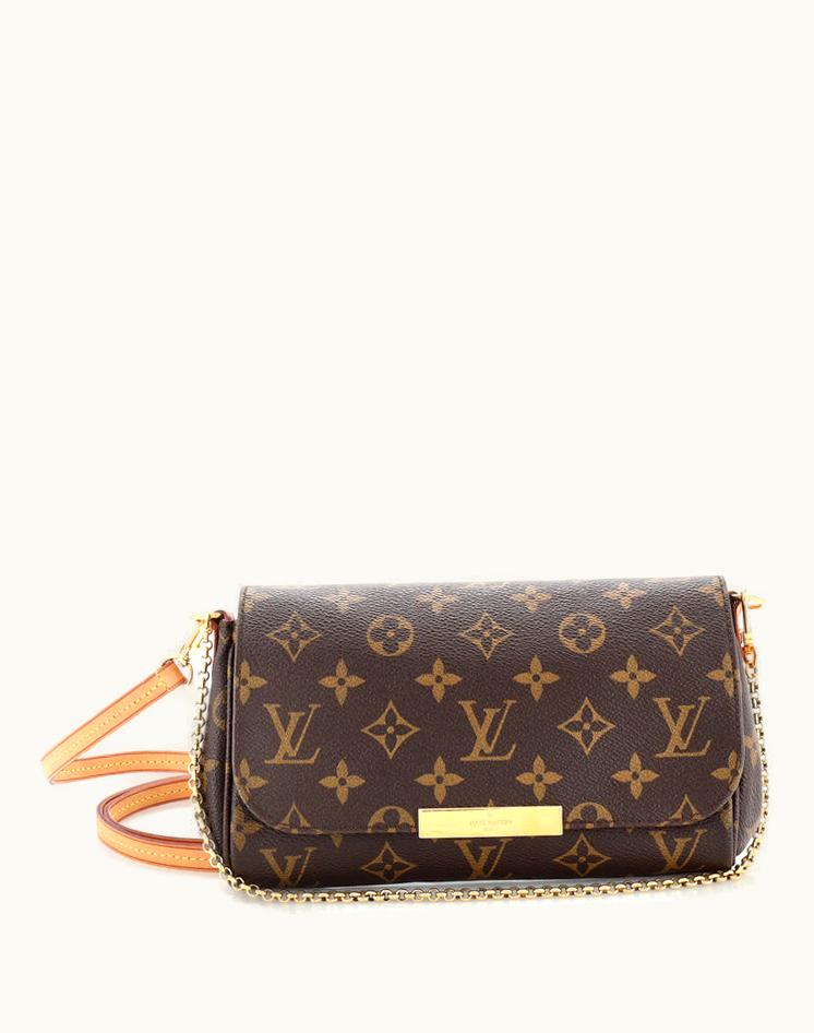 Louis Vuitton Louis Vuitton Favorite Handbag Monogram Canvas PM Coated Canvas Brown Luxury Clutch