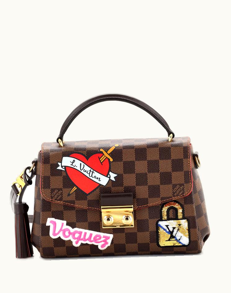 Louis Vuitton Louis Vuitton Croisette Handbag Limited Edition Patches Damier