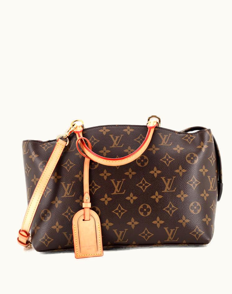 Louis Vuitton Louis Vuitton Petit Palais Handbag Monogram Canvas Brown