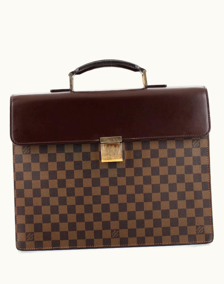 Louis Vuitton Louis Vuitton Altona Bag Damier PM Coated Canvas Brown