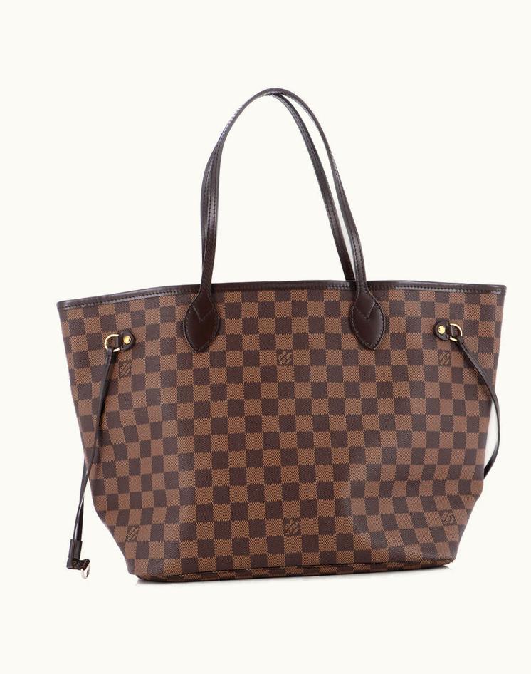 Louis Vuitton Louis Vuitton Neverfull MM Damier Canvas Tote Brown