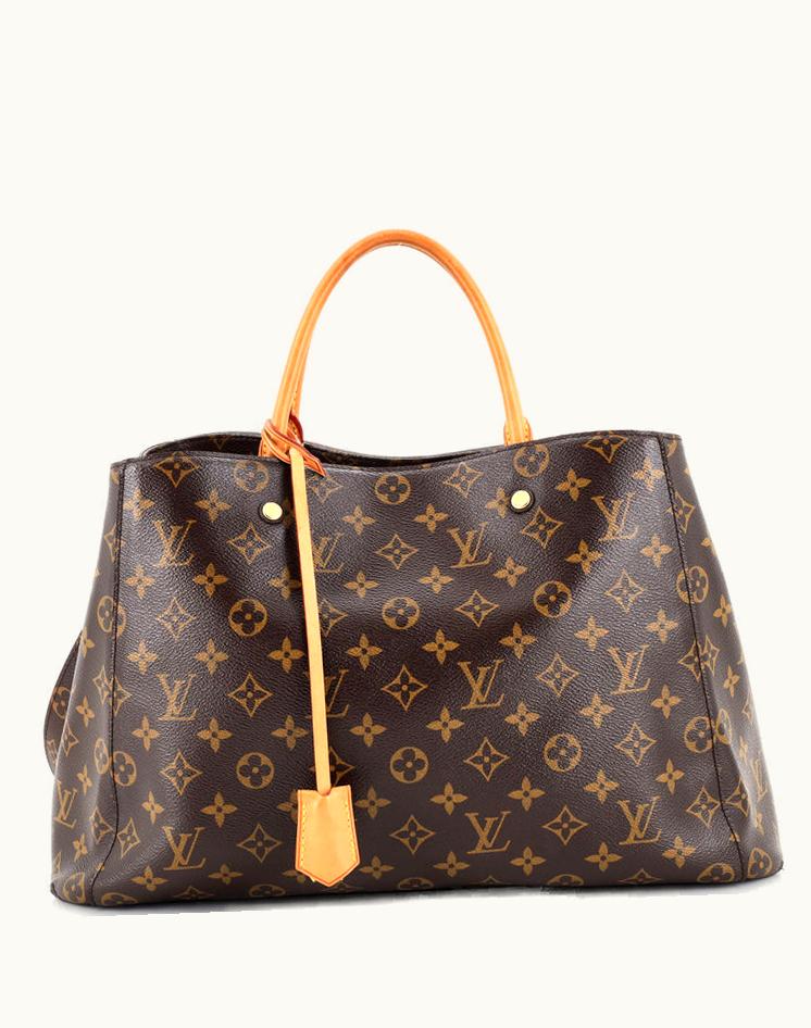 Louis Vuitton Louis Vuitton Montaigne Handbag Monogram Canvas GM in Brown