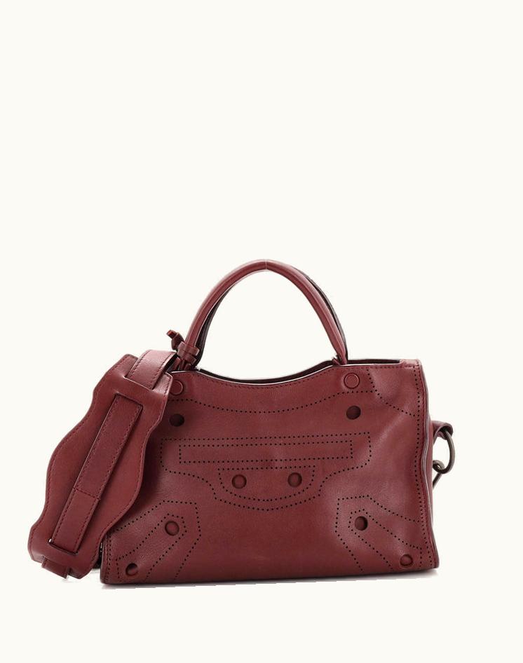 Balenciaga Balenciaga Blackout City Bag Leather Mini