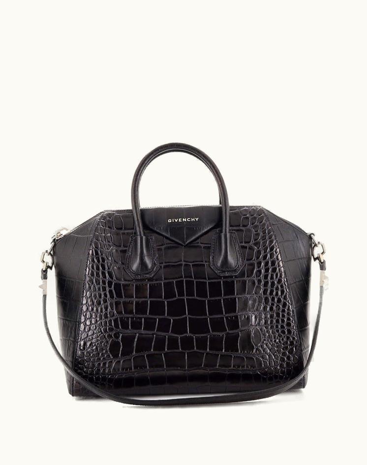 Givenchy Givenchy Antigona Bag Crocodile Embossed Leather Medium