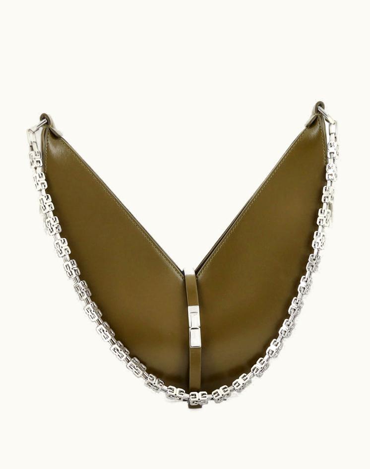 Givenchy Givenchy Cut Out Bag Leather Small in Green